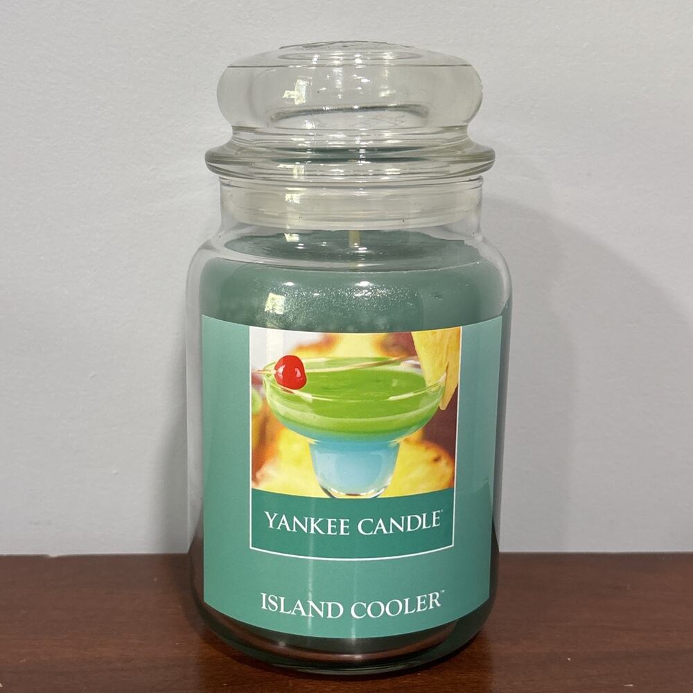 RARE Yankee Candle ISLAND COOLER Large 22oz Jar Candle New